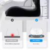 Ergonomic Memory Foam Car Seat Cushion With Lumbar Back Support Breathable Ice Silk Fabric For Driving Comfort