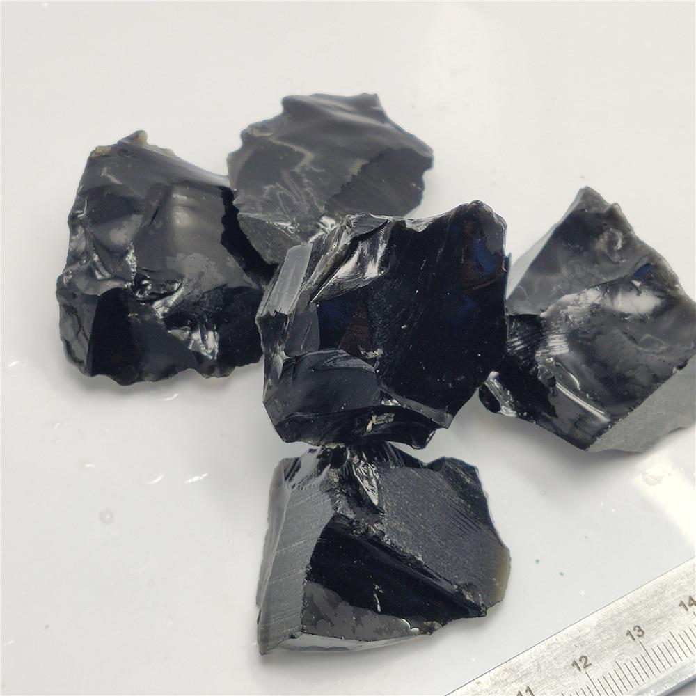 Natural Black Obsidian Quartz Stones Rough Rock Crystals Metaphysical Reiki Healing Size Energy Healing Stone