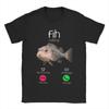 Unisex S TShirts Fih Shoes Fish Meme Vintage 100 Cotton Tees Short Sleeve T Shirts Crewneck Tops Original