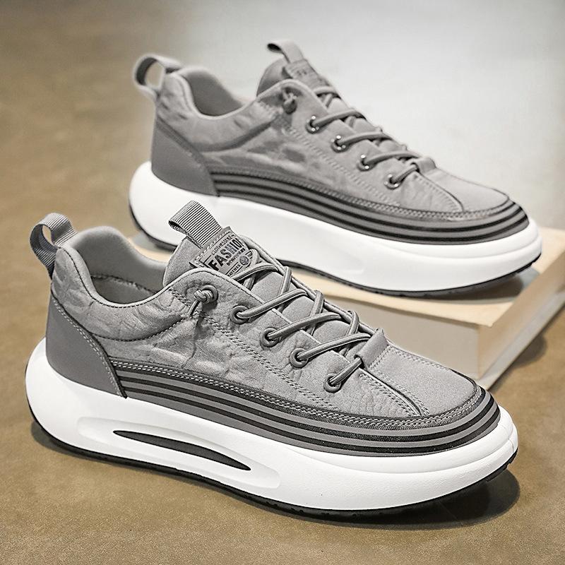 

One-pedal men s shoes summer new breathable canvas shoes men s trend versatile ice silk cloth sports shoes casual board shoes 39