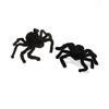 Halloween Plush Spider Decorations With Fake Spiderwebs Haunted House Pranks Party Props Home Outdoor Festive Setup