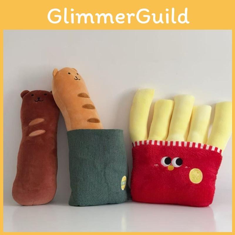 Stick Bear Dharma Cartoon Food Stuffed Cushion Living Room Decor Nap Support