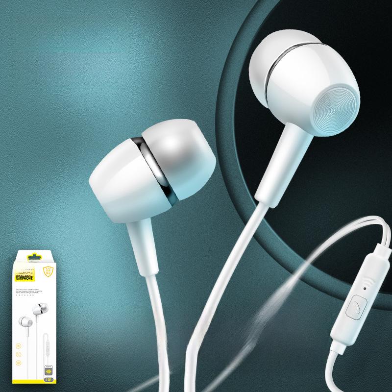 

K20 In-Ear 3.5mm Earphones for Android with Universal Wired Control K59 Pink Crystal Tuning Earphones [Bagged]