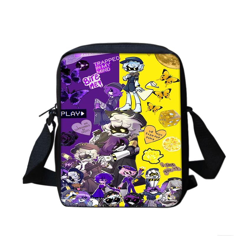Bolso de hombro Murder Drones versátil de dibujos animados gran capacidad nuevo bolso de hombro regalo perfecto para niños y niñas en cumpleaños escolares