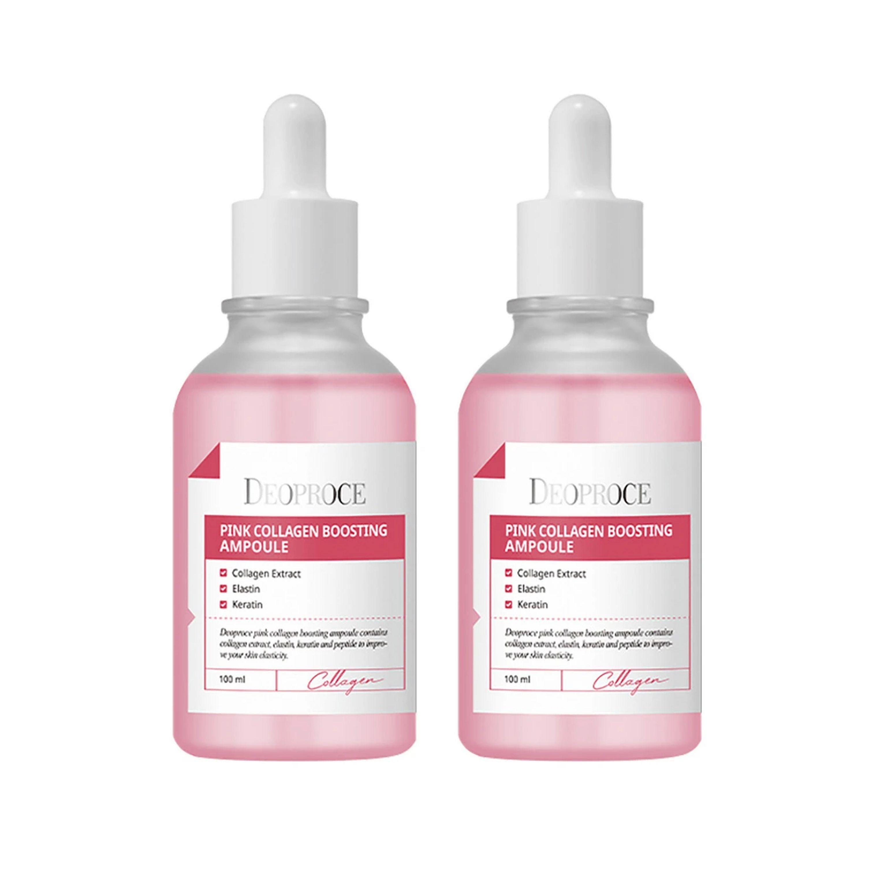 

Deoproce Colorful Ampoule 100ml x 2 Pink Collagen Boosting