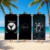 N-Nightwish Handtuch Mikrofaser Strandtuch, Schnelltrocknend, Sandfrei, Ultrafeine Faser, Super Weich.