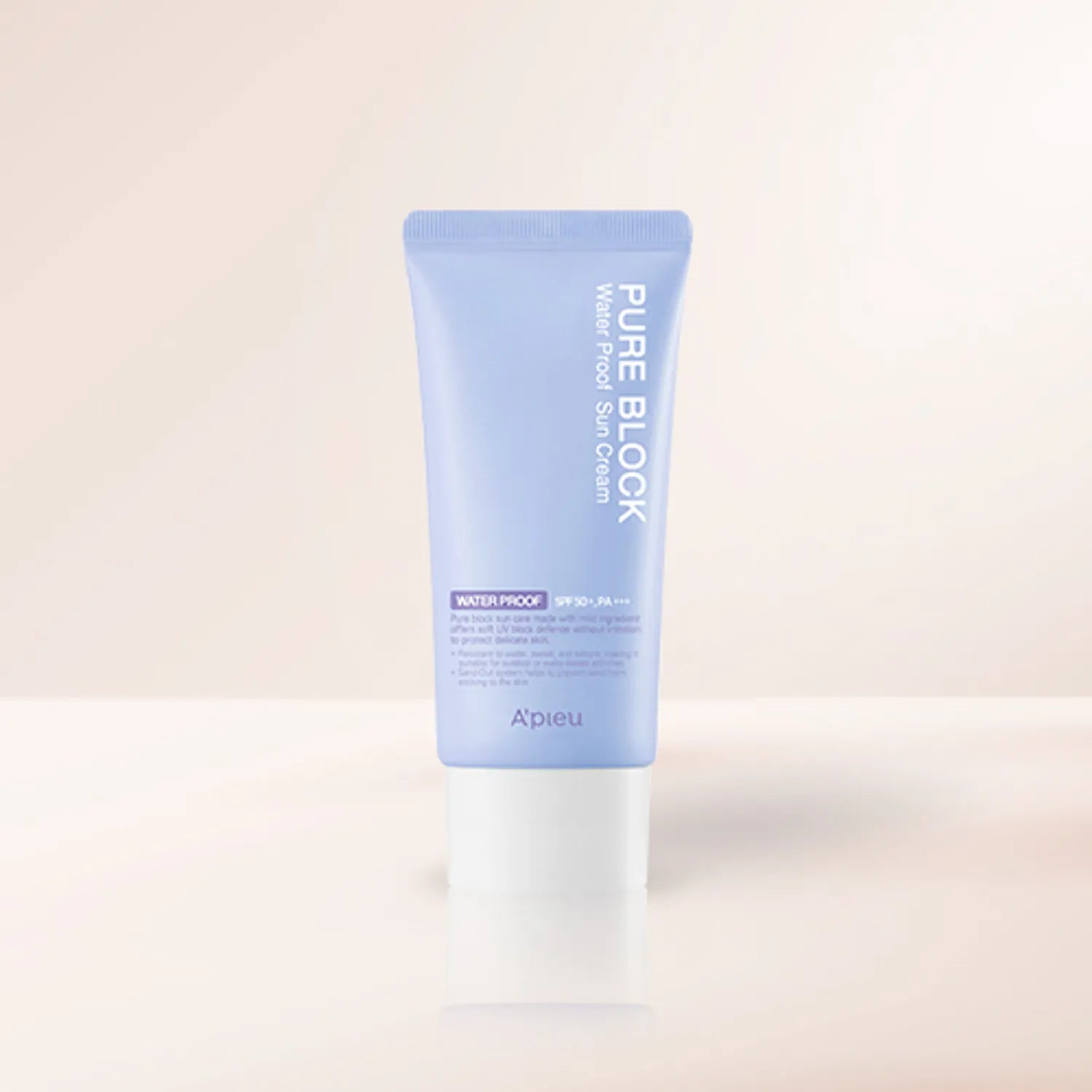 A pieu Pure Block Natural Water Proof Sun Cream 50ml 50ml