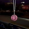 Rhinestone Basketball Car Hanging Ornament Sports Fan Pendant for Rearview Mirror Vehicle Interior Decor Unique Gift for Basketball Fans
