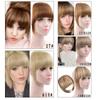 Synthetic Women's Hair Short Straight Blunt Bangs Natural Fake False Hair Clip In Hairpieces For Black Heat Resistant Fiber KTB