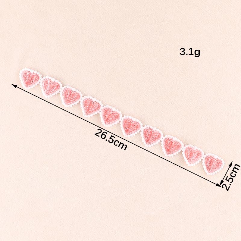 Cartoon Frucht und Schmetterling Spitze Patch - Wasserlösliche Stickerei DIY Bekleidungszubehör
