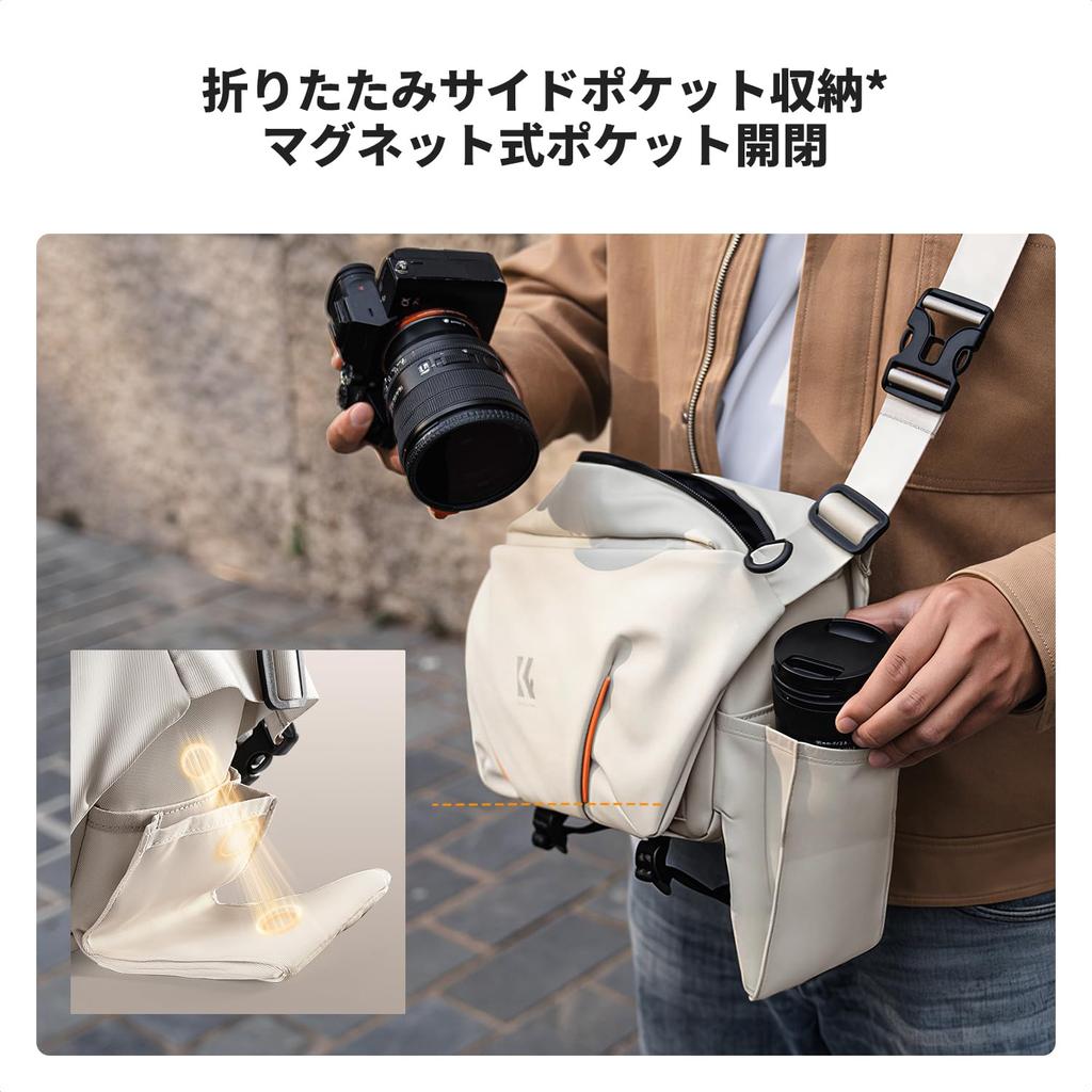 CONCEPT Camera Shoulder Large Capacity Sling Stylish Camera DSLR Camera Adjustable Accessory Camera Camera Storage Photography 6L K&F Bag, Bag, Bag,