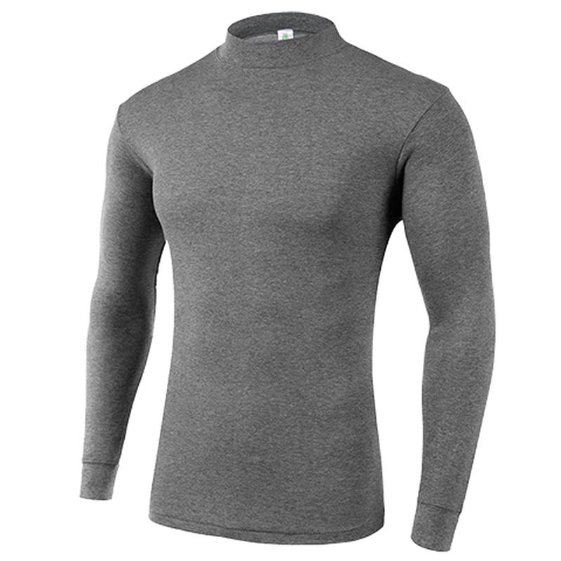 

Мужской термотоп из чистого хлопка с полувысоким воротником 2XL