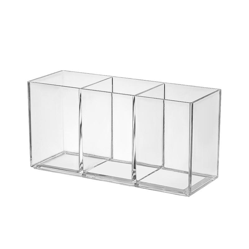 Transparent Lipstick Cosmetic Makeup Makeup Brush Tool Storage Box Case Makeup Brush Holder Table Organizer Makeup Tool