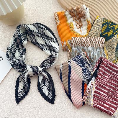 Moda Dekorasyon Eşarp Saç Bandı Bağlama Saç 70 Küçük Kare Eşarp İpek Eşarp Kadın İlkbahar Ve Sonbahar Çok Yönlü Küçük Eşarp Profesyonel Eşarp