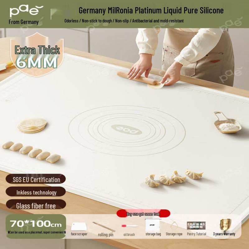 PAE Food-Grade Thickened Silicone Kneading Mat