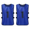 12 PCS Adults Soccer Pinnies Quick Drying Football   Jerseys Sports Scrimmage Soccer   Training Numbered Bibs Practice Sports Vest