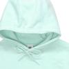 Nike Logo Print Drawstring Hoodie Unisex Tops Mint-Green DR1039-379