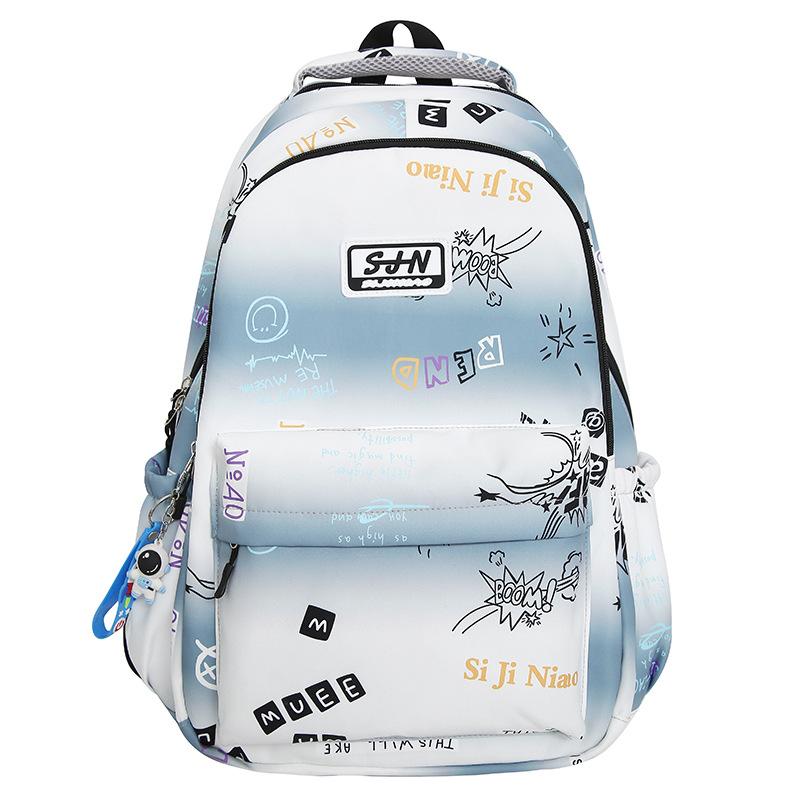 Schoolbag Children Elementary School Girls Junior High School College Students High School Students Large Capacity Printing