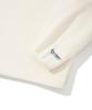 COVERNAT Arch Logo Fleece Half Zip Sweatshirt Ivory