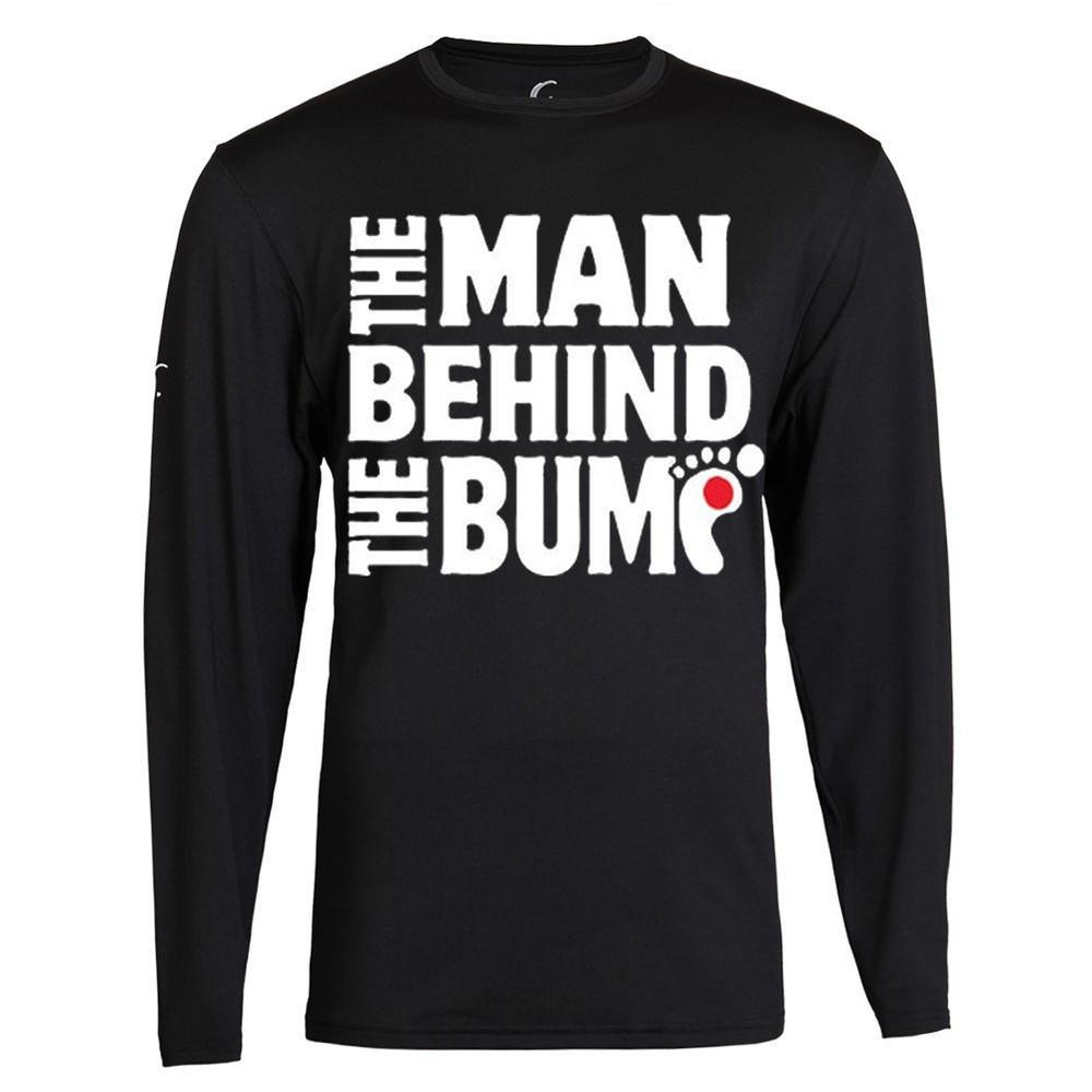 

The Man Behind The Bump T-Shirt Funny This Guy Expecting Baby Pregnant Tee Unisex T-Shirt M