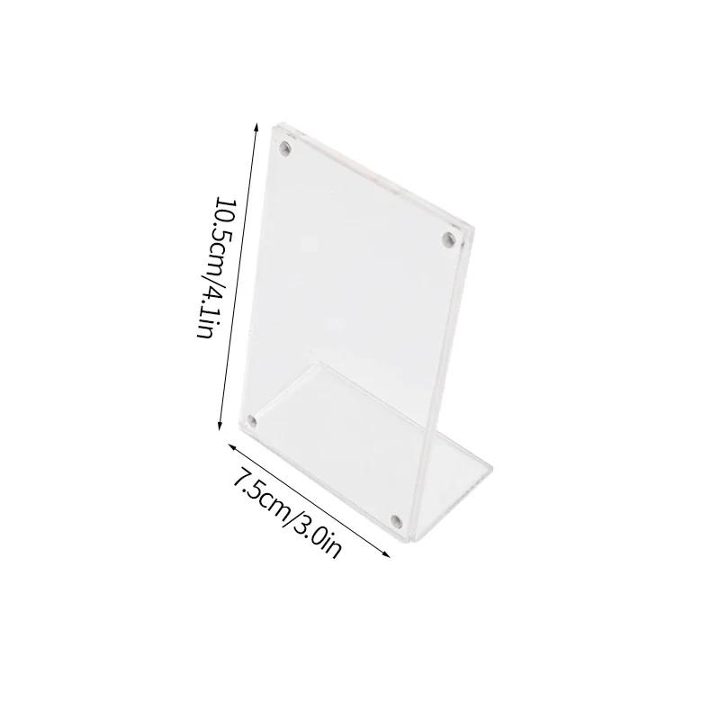 Acrylic Photo Frame Picture Frame Photo Card Holder Photocard Display Stand Room Desktop Decor Office Desk Decor Marco De Fotos