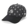 New Era 9TWENTY MLB Monogram Jacquard Cap In NY Size 920 MLB JAQ NEYYAN BLK NER36C6248 Black/Chrome, M/L, CHR, 14388776,