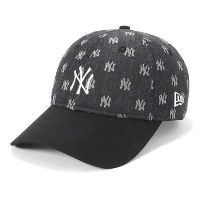 New Era 9TWENTY MLB Monogram Jacquard Sapka NY Méretben 920 MLB JAQ NEYYAN BLK NER36C6248 Fekete/Króm, M/L, CHR, 14388776,
