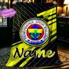 1pc Cozy Print Blanket, Fenerbahce Spor Kulübü (34) Blanket Appropriate for Home Picnic and Travel Adventures