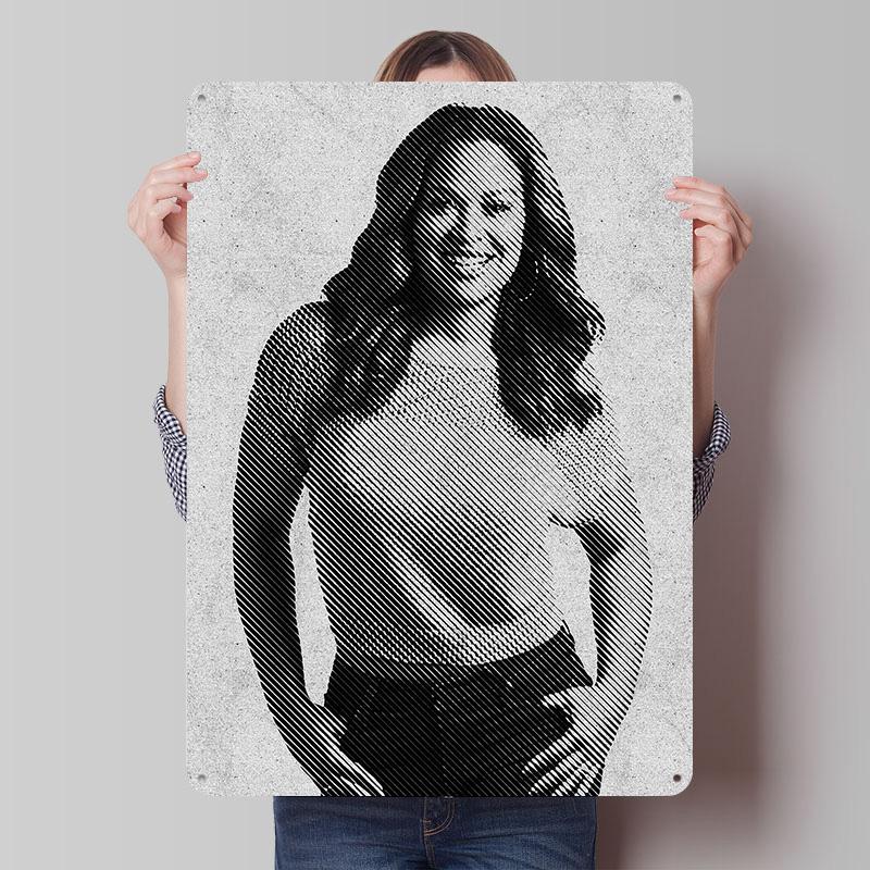 Laila Ali Boxer Metal Posters Custom Vintage Metal Signs Wall Art Retro Tin Plaque for Man Cave Wand Deko Home Decor House Room