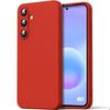 Coque pour Samsung Galaxy A57 5G, Protection Silicone Souple Doux Slim Anti-Rayures Rouge
