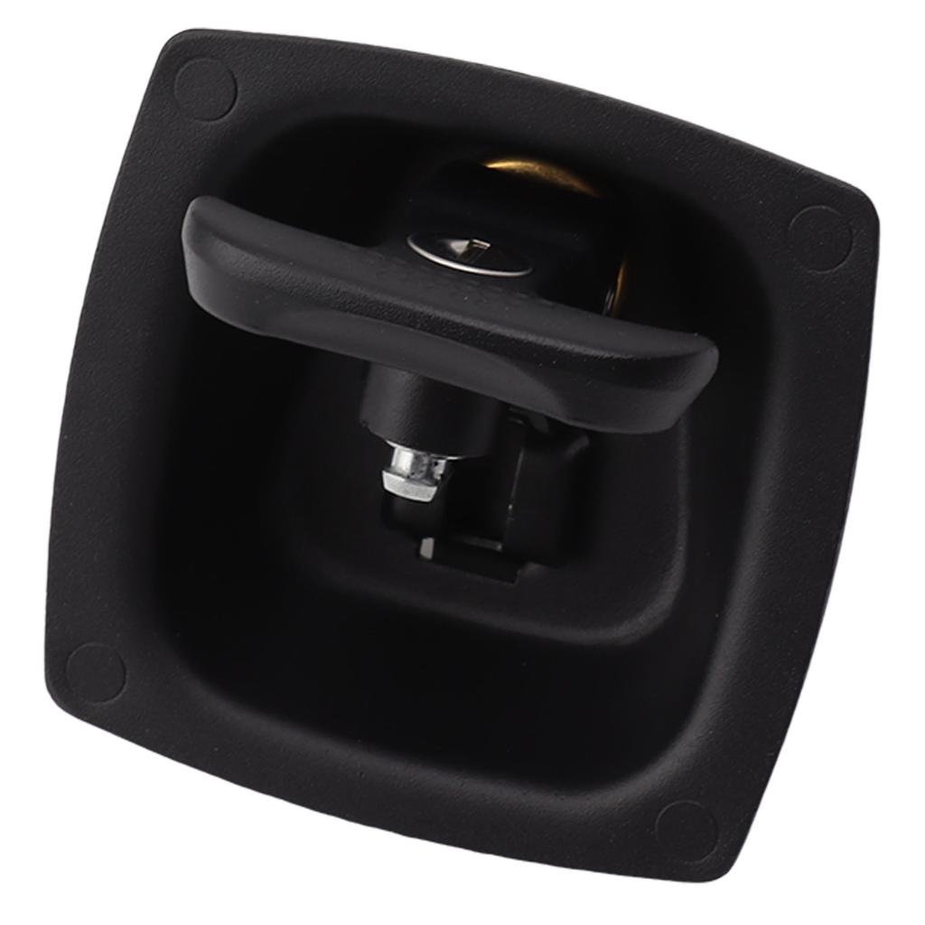 T Handle Door Latch 4x6mm Hole Spacing Zinc Alloy Folding Rotary Compression Toolbox Entrance