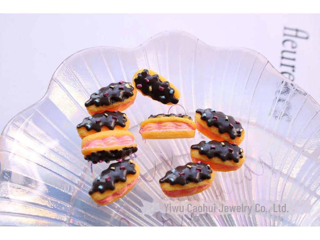 Strawberry Birthday Cake DIY Resin Jewelry Materials Mobile Case Decor.