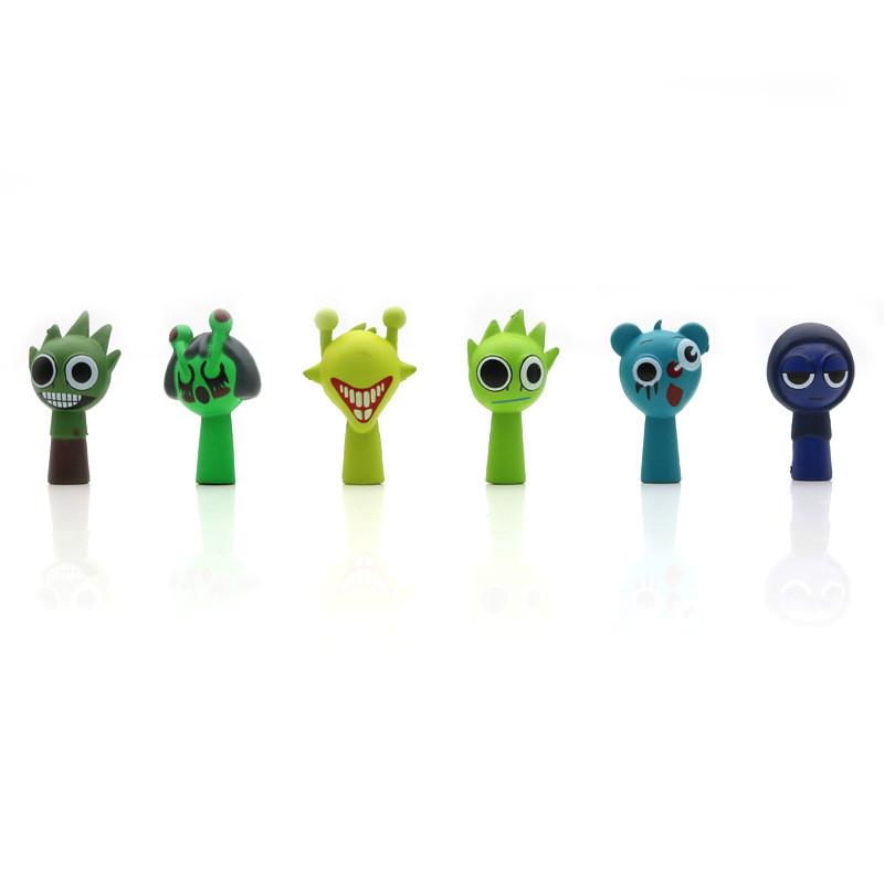 Game Action Sprunki Figure Cartoon Model Toy Decoration Doll Kid Gifts Ornament