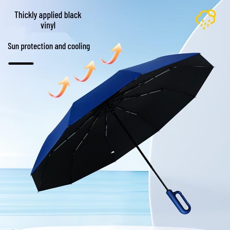 Automatic Reinforced Windproof UV Protection Umbrella