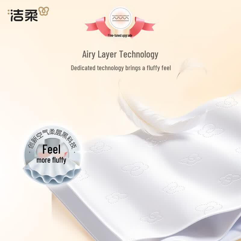 Jierou Pink Face 3-Ply Wet-Strong Facial Tissues - 24 Packs