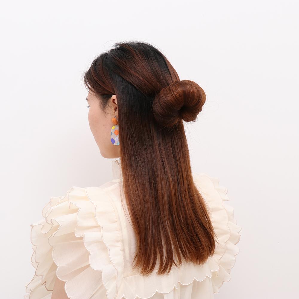 Fashion Cute DIY Hair Styling Tools Hair Curler Donut Hair Bun
