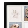 Paw Print Frame Kit for Dogs And Cats Wooden Pet Memorial Frame with Soft Paw Print Clay And Clean Touch Ink Pad DIY Impression Gifts for Pet Lovers