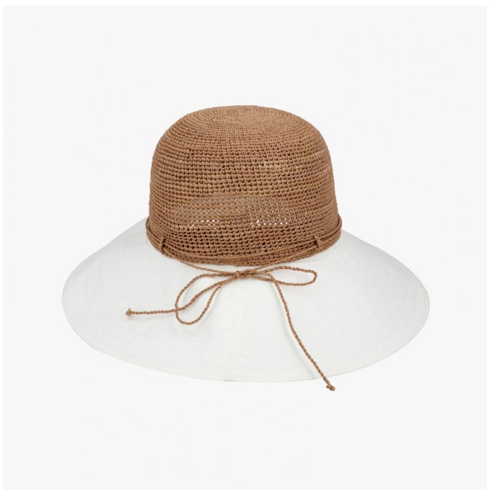 Helen Kaminski My Nuga Tropical Visor Sun Cap Hat50575