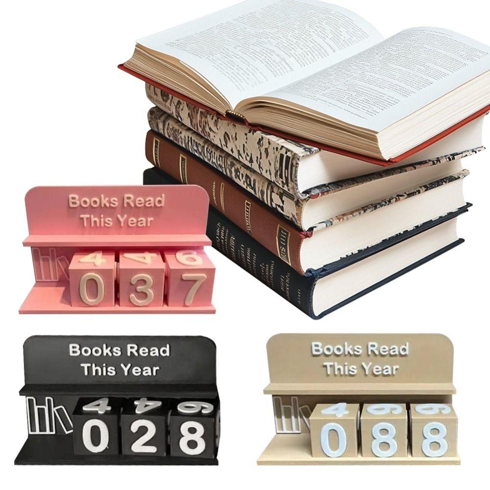 Wear Resist Bookshelf Counter Bookish Decor Reading Log Reading Counter  Reading Plan Management