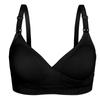 Pregnant Women's Front Buckle Cross Gather Anti-sagging Nursing Bra Large Breast Adjustment Underwear