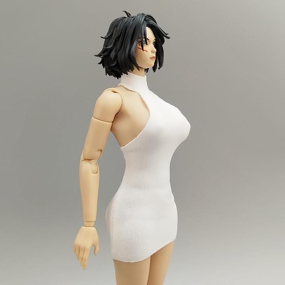 Cute Set, Male and Female Clothes 1/12, Casual Size 1/12 Scale for Scalefu, Sexy Dress, Song Dance Skirt, Tight Mini Skirt (Head Body Not HAMRETHYPPZ