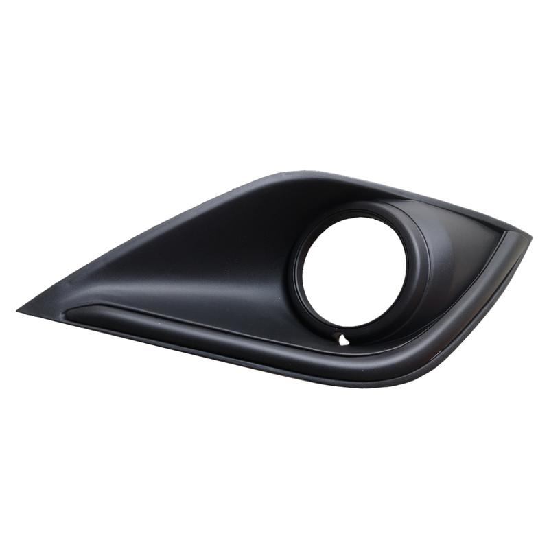 6400J684 Black Front Right Bumper Fog Light Cover Trim Bezel Grille Frame Plastic Fit for Mitsubishi Outlander