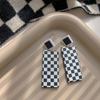 Plaid Lattice Pattern Rectangle Checkerboard Earrings Dangle Earrings Ear Studs Women Earrings