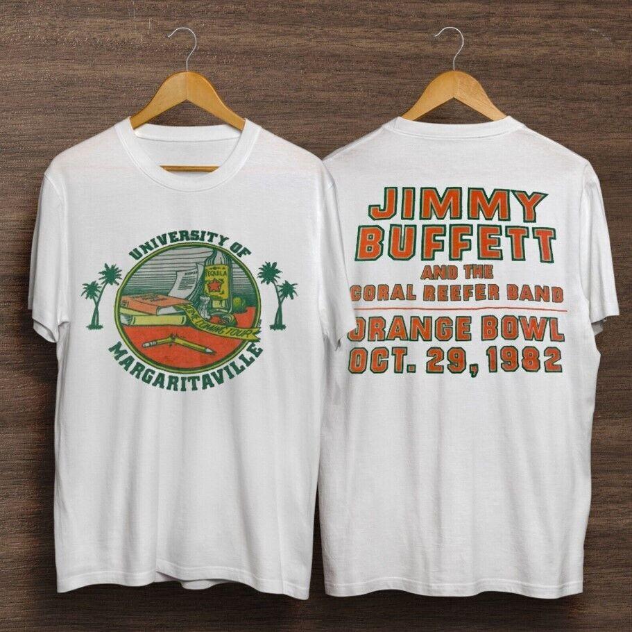 Jimmy Buffett of Margaritaville Concert Tour 80s Vintage Classic T-Shirt For Fan S
