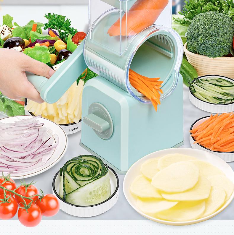 Multifunctional Vegetable Cutter & Grater: Slice & Grate Potatoes, Cucumbers & More