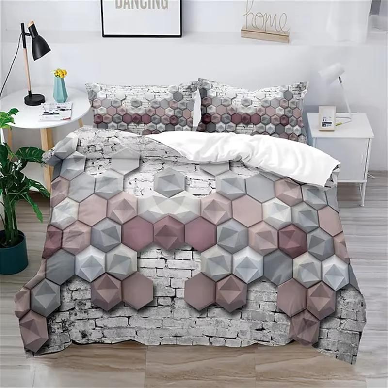 Geometric Duvet Cover Abstract Art Bedding Set King Queen For Girls Boys Bedroom Decor Microfiber Dandelion Tree Comforter Cover