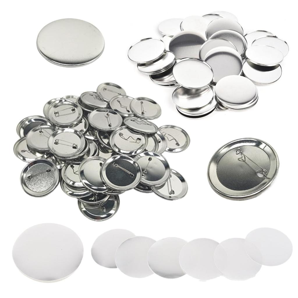 Eitoism Tin Badge Machine Kit, Handmade, Materials, Parts, Large Capacity, 100-Piece Set, 32mm