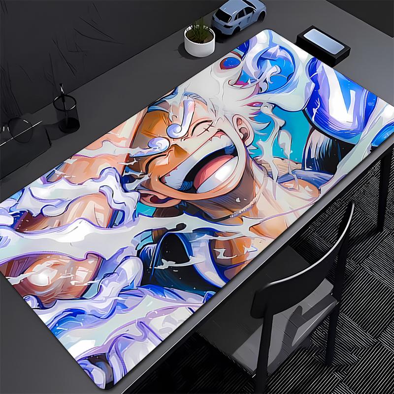 Hot Anime Mouse Pad One Piece Luffy Gamer Gaming Accessories Varmilo Keyboard Pad Pc Computer Rubber Desk Mat Carpet Mousepad