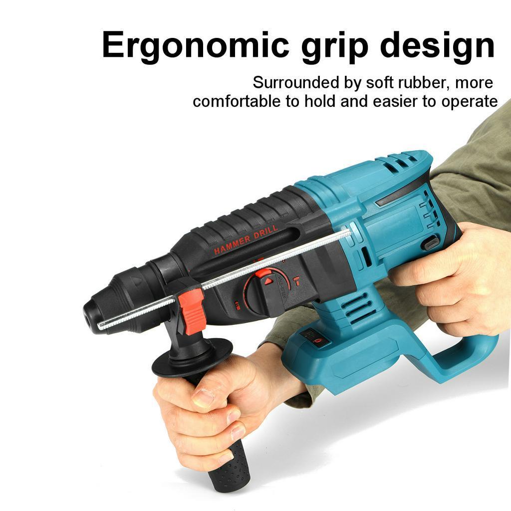 Nabíjecí bezuhlíková akumulátorová vrtačka s příklepem Funkce příklepu 10000bpm elektrická příklepová vrtačka pro 18V baterii Makita