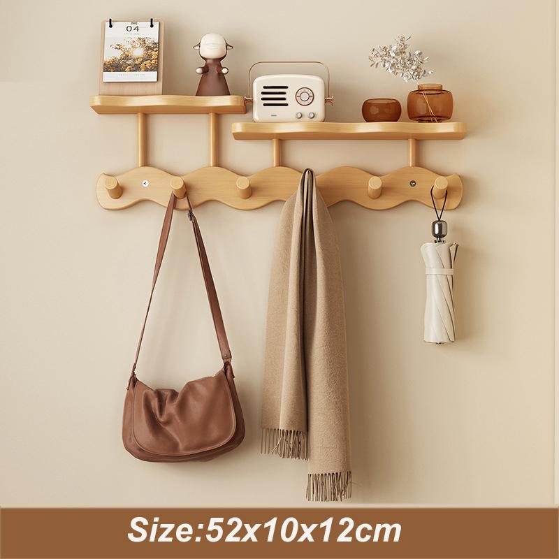 Wand-Schlüsselhalter mit Ablage, Wandmontierter Schlüssel- und Briefhalter mit 8 Haken, Eingangsbereich Schlüsselhalter, Garderobe mit Briefhalter für Wohnzimmer, Schlafzimmer